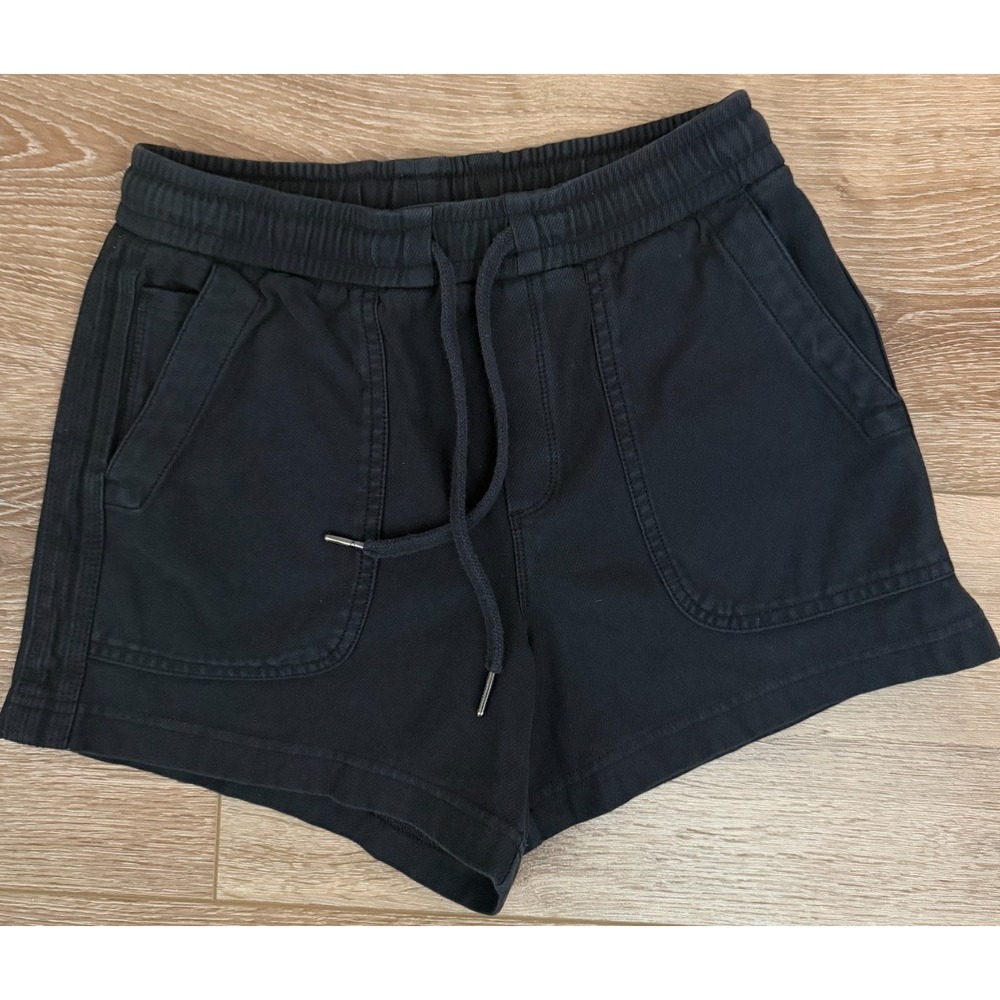 Athleta Farallon Shorts Women's XXS Black Drawstring Pockets 3.5" Inseam